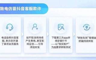 短视频剪辑客服电话 警惕“客服扣款”骗局